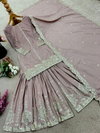 NSR 863 Crep Silk With Embrodary Siquance Work Top With Sharara Dupatta Wholesale Suppliers In Mumbai